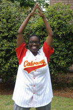 Load image into Gallery viewer, Pinstripe Calvary Baseball Jersey